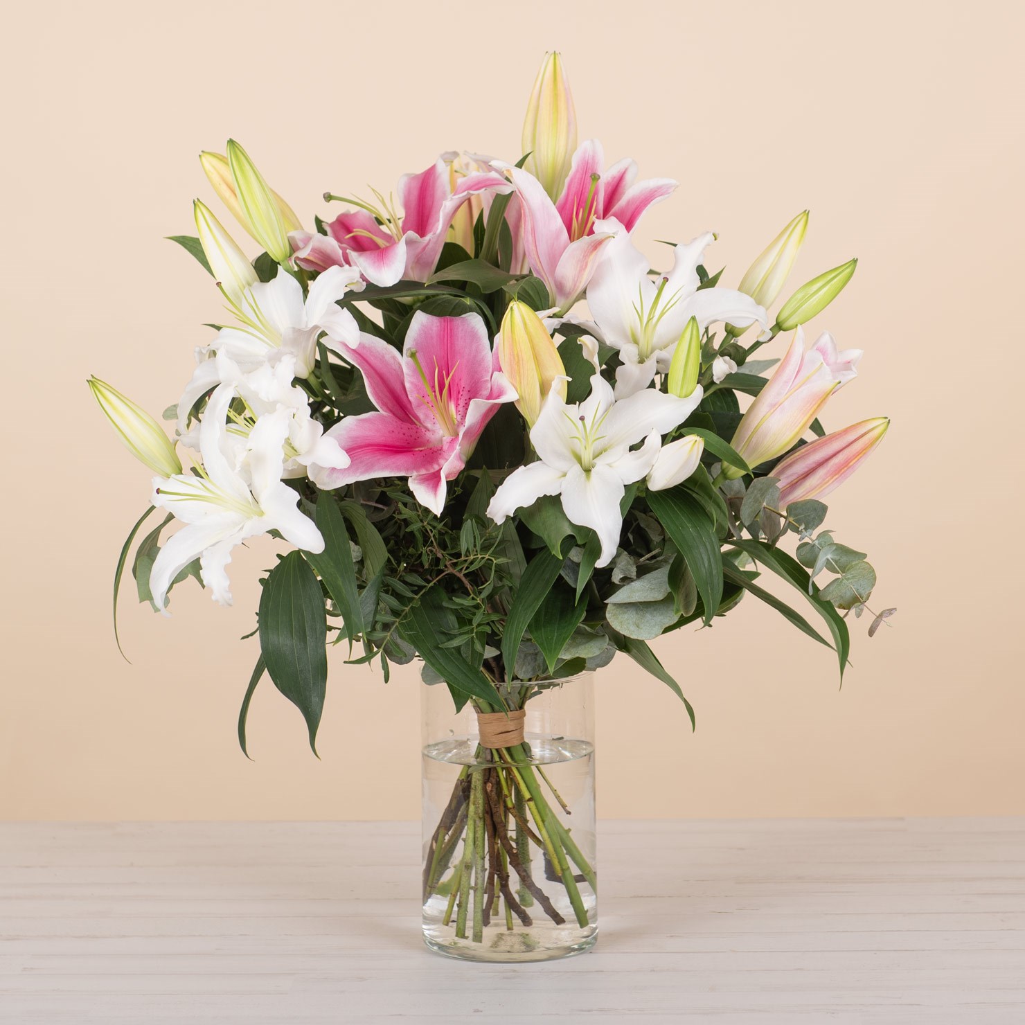 product image for Bouquet of Pink and White Liliums