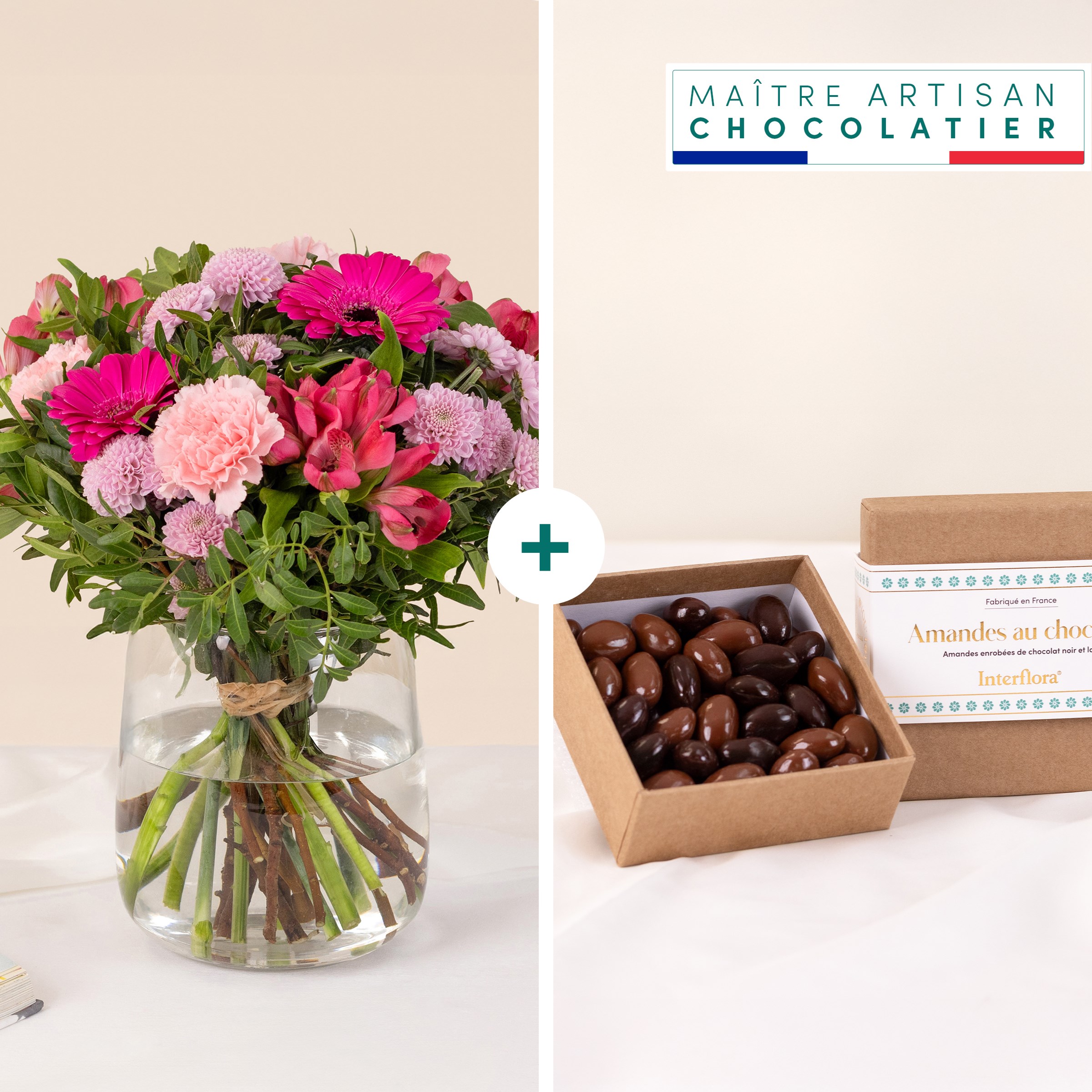 Pink Powdery softness and chocolate - Douceur poudree
