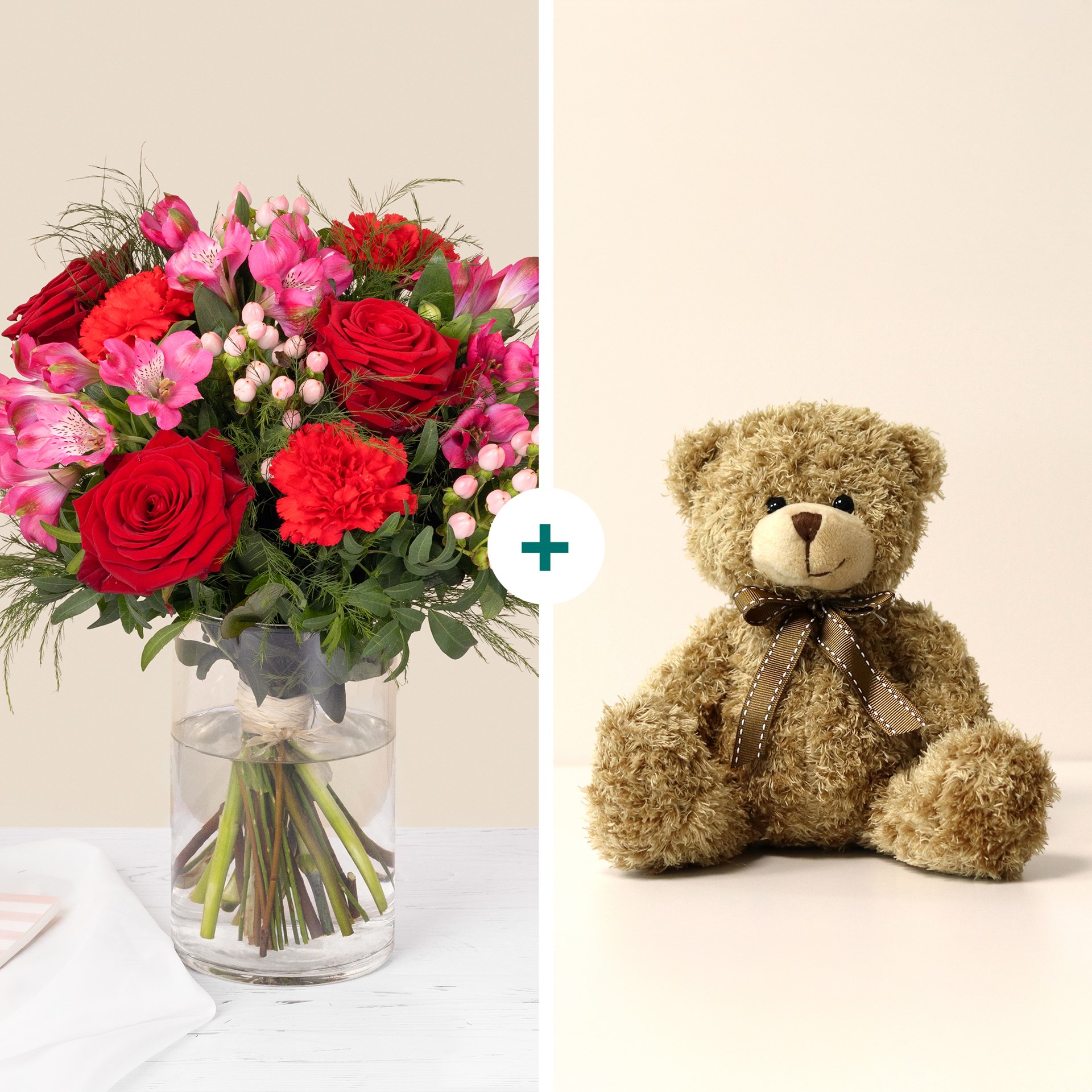 product image for Kiss and teddy bear - Bisous et son ourson