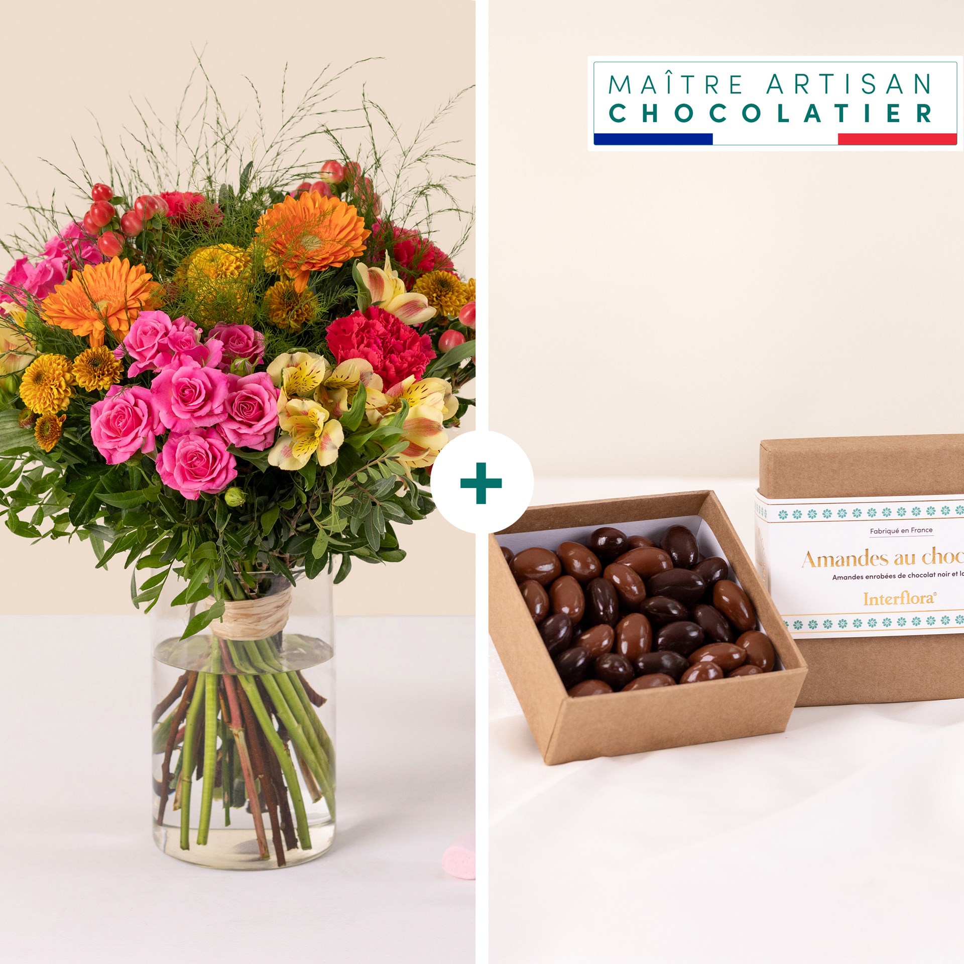 product image for Colorful bouquet and chocolates  - Tutti frutti et chocolats