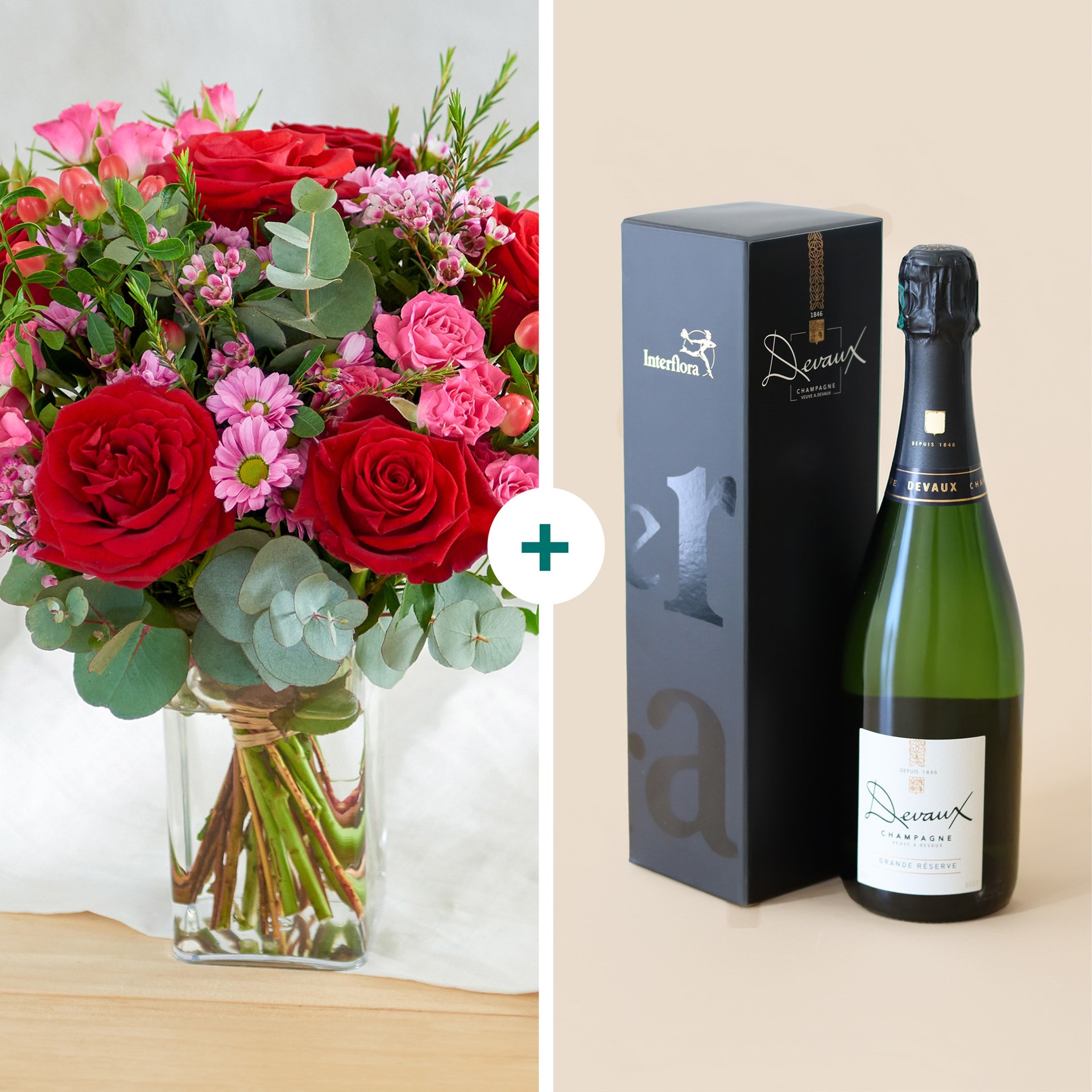 Burst of rose and champagne - Eclat de rose