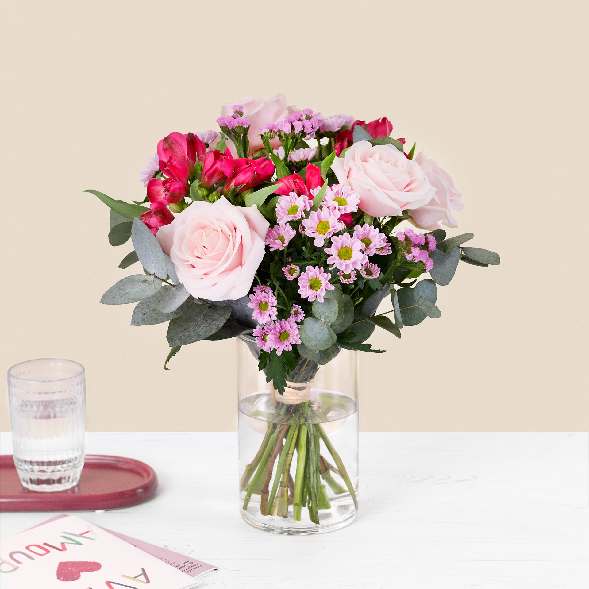 Notes of you -  Sweet bouquet in pink tones