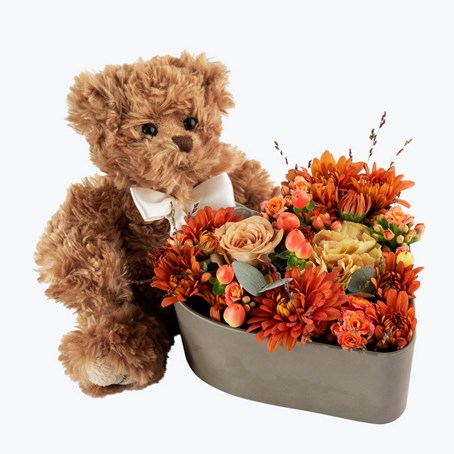 Autumn Heart and Teddy 240470