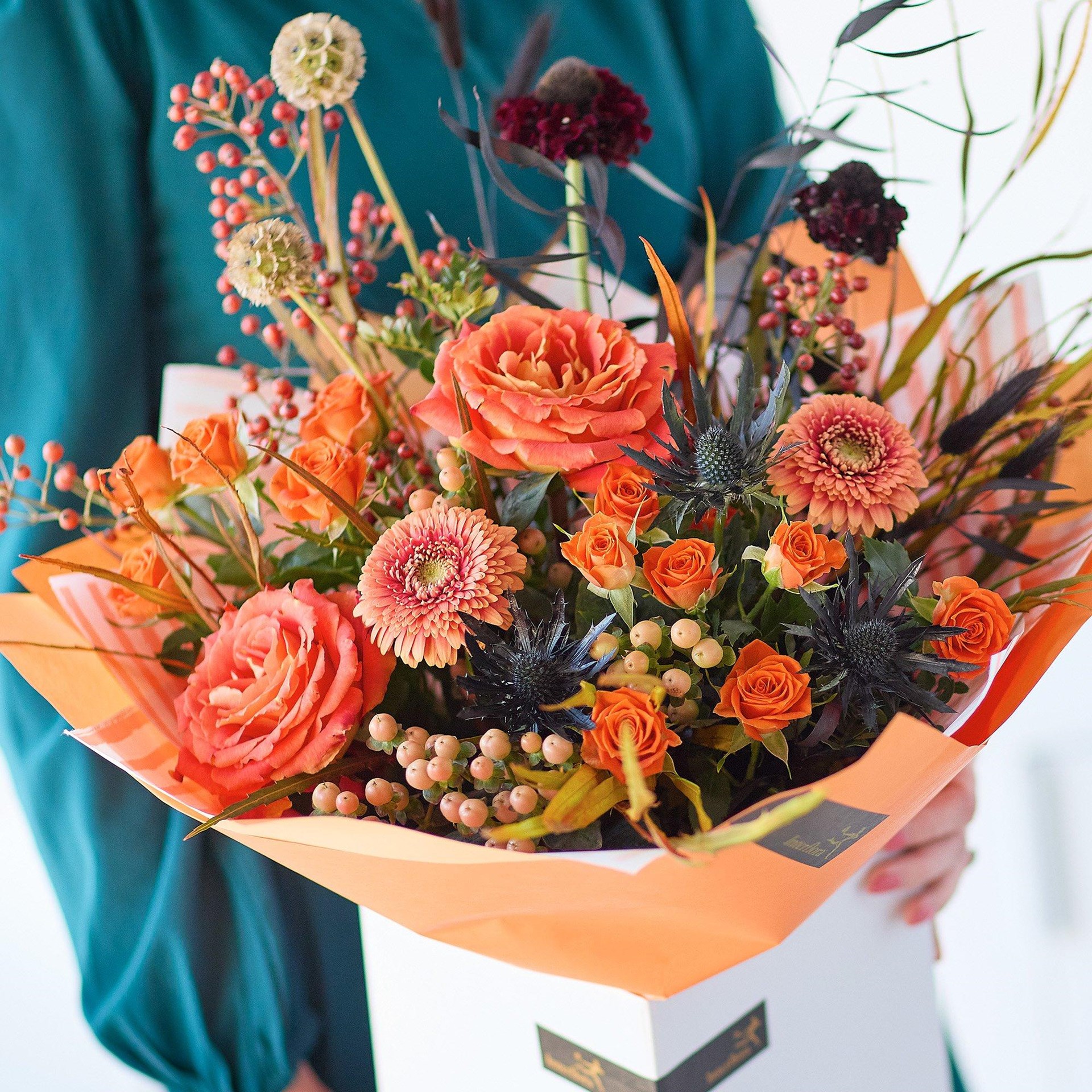 product image for Fiery Halloween Bouquet.