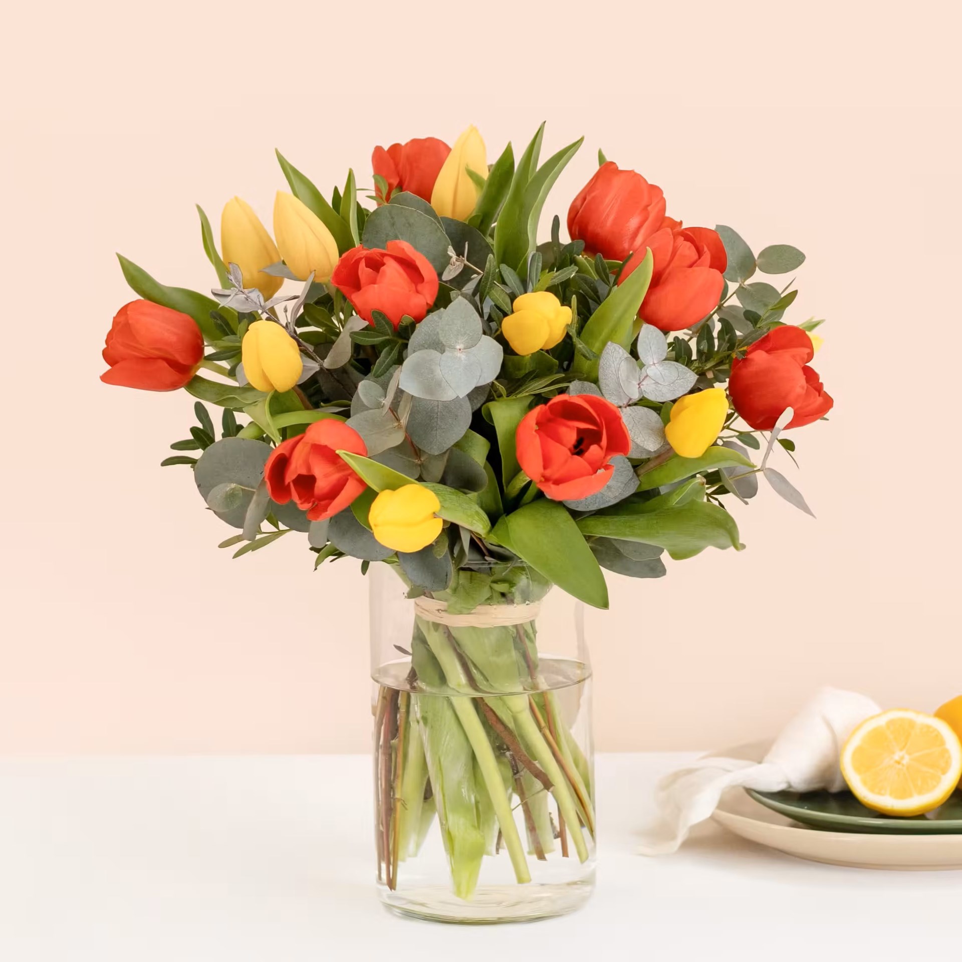 product image for Bouquet of multicolored tulips