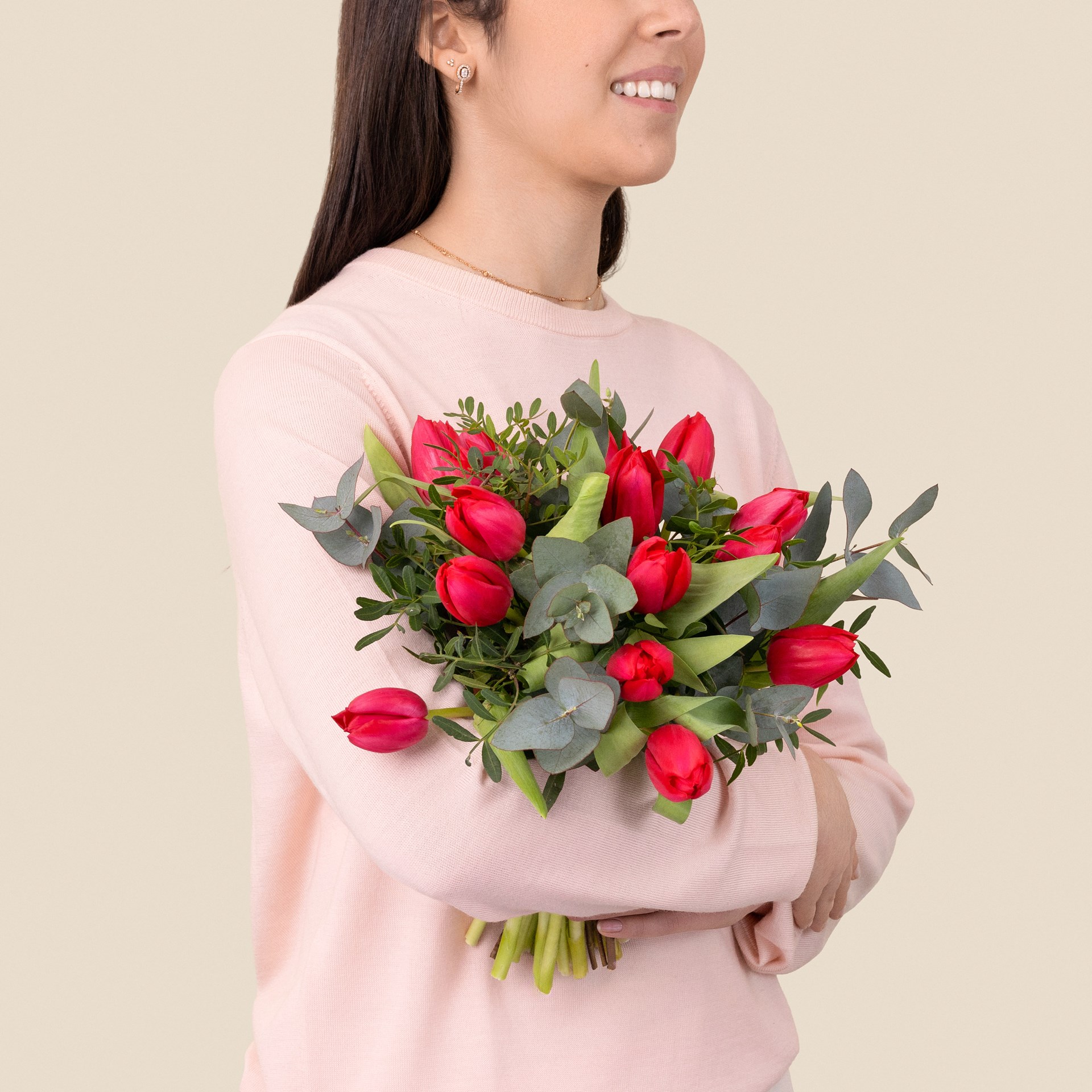 Bouquet of Red tulips