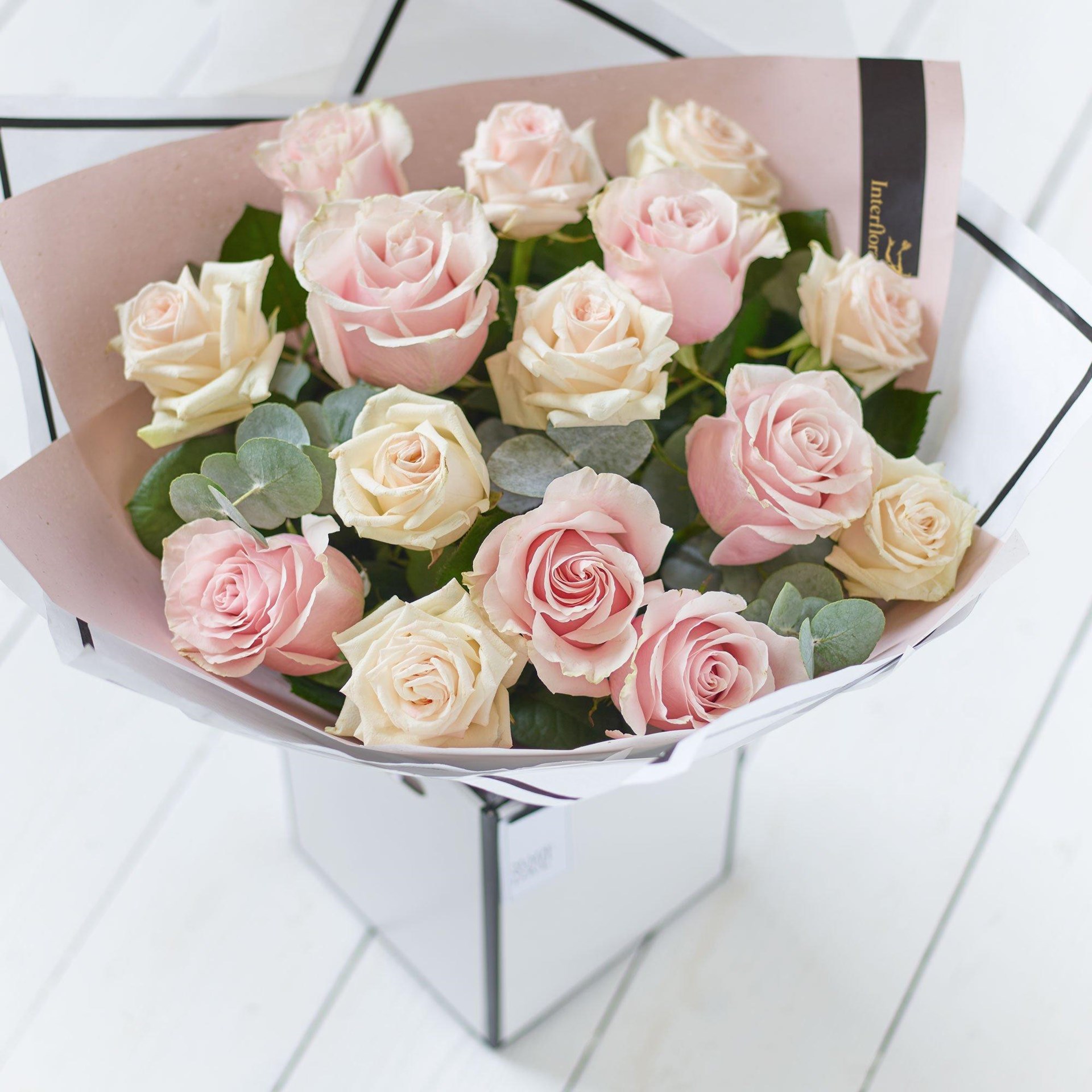 product image for Beautifully Simple Pink Rose Bouquet.