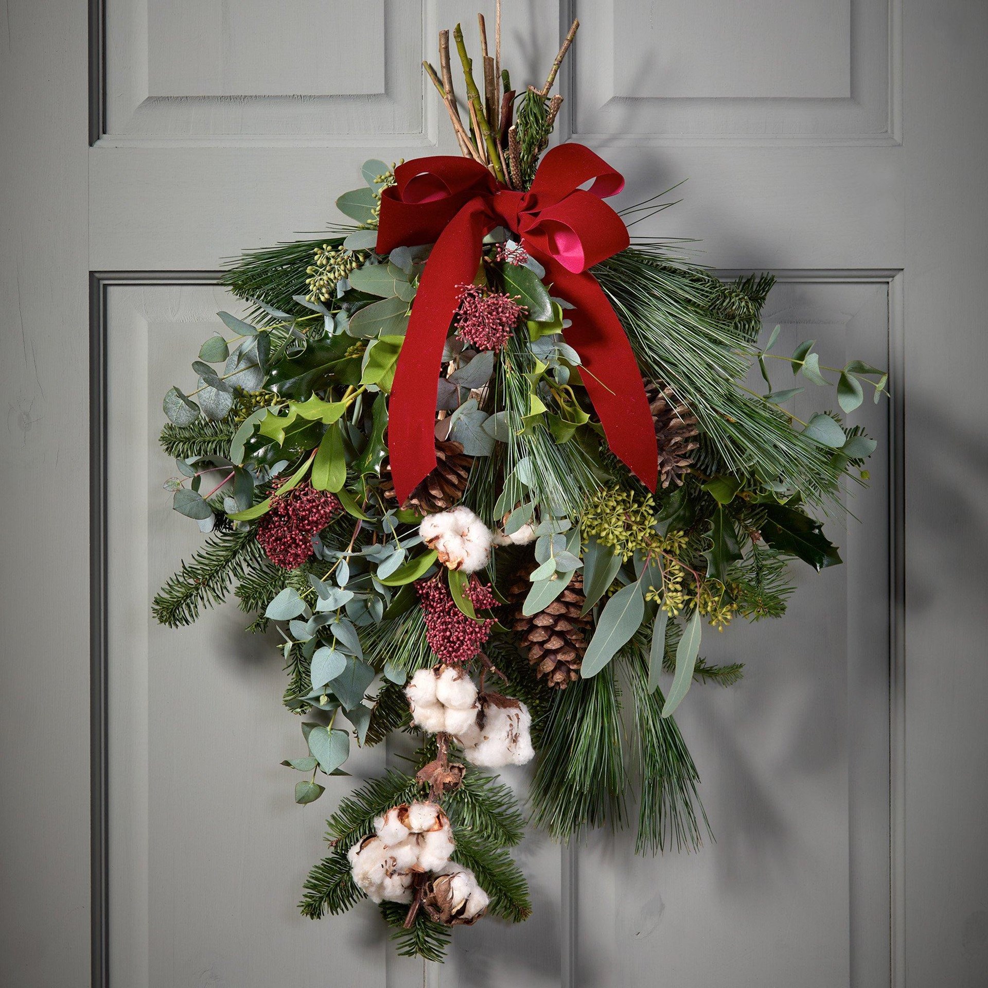 product image for Classic Christmas Swag Door Decoration.