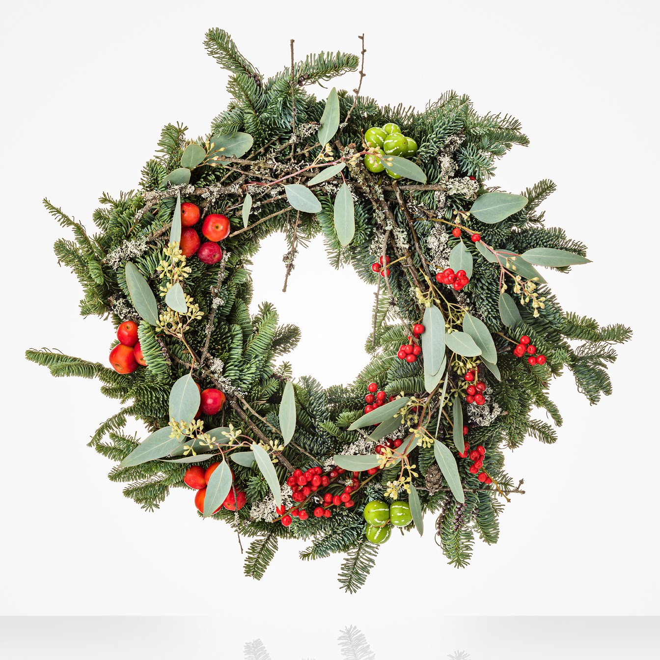 Red Christmas wreath