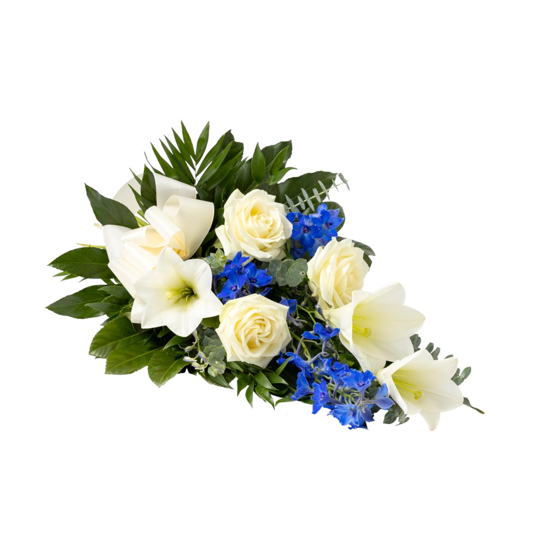 product image for Blue and white funeral bouquet