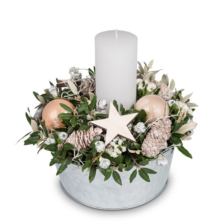 Candle Arrangement Shining Stars