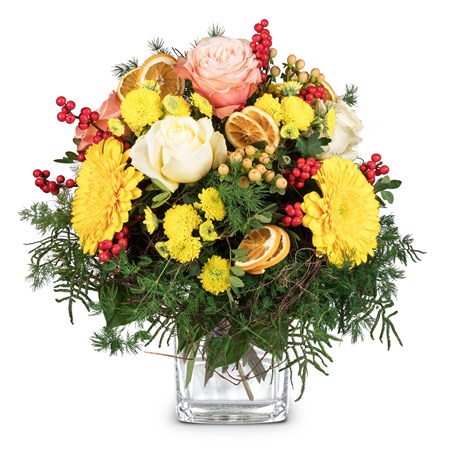 Flowerbouquet Winter Sun