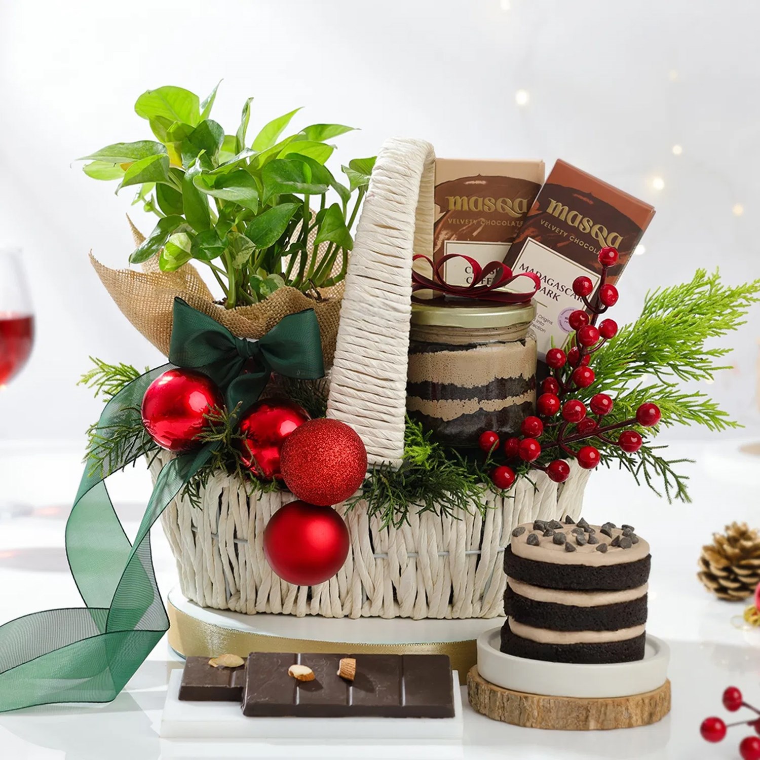Whispers Of Christmas Joy Gift Basket