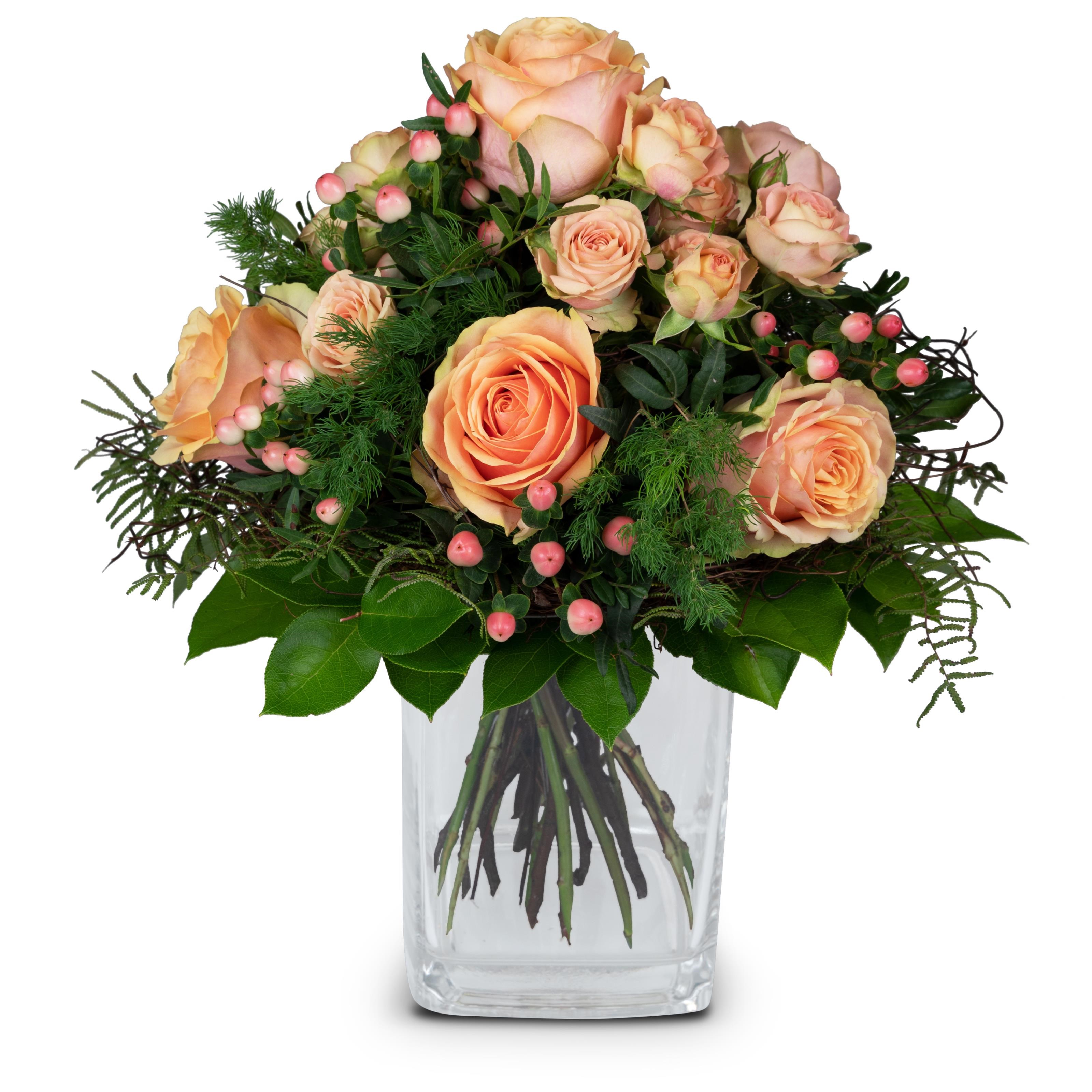 Flower bouquet Tender Winter Roses