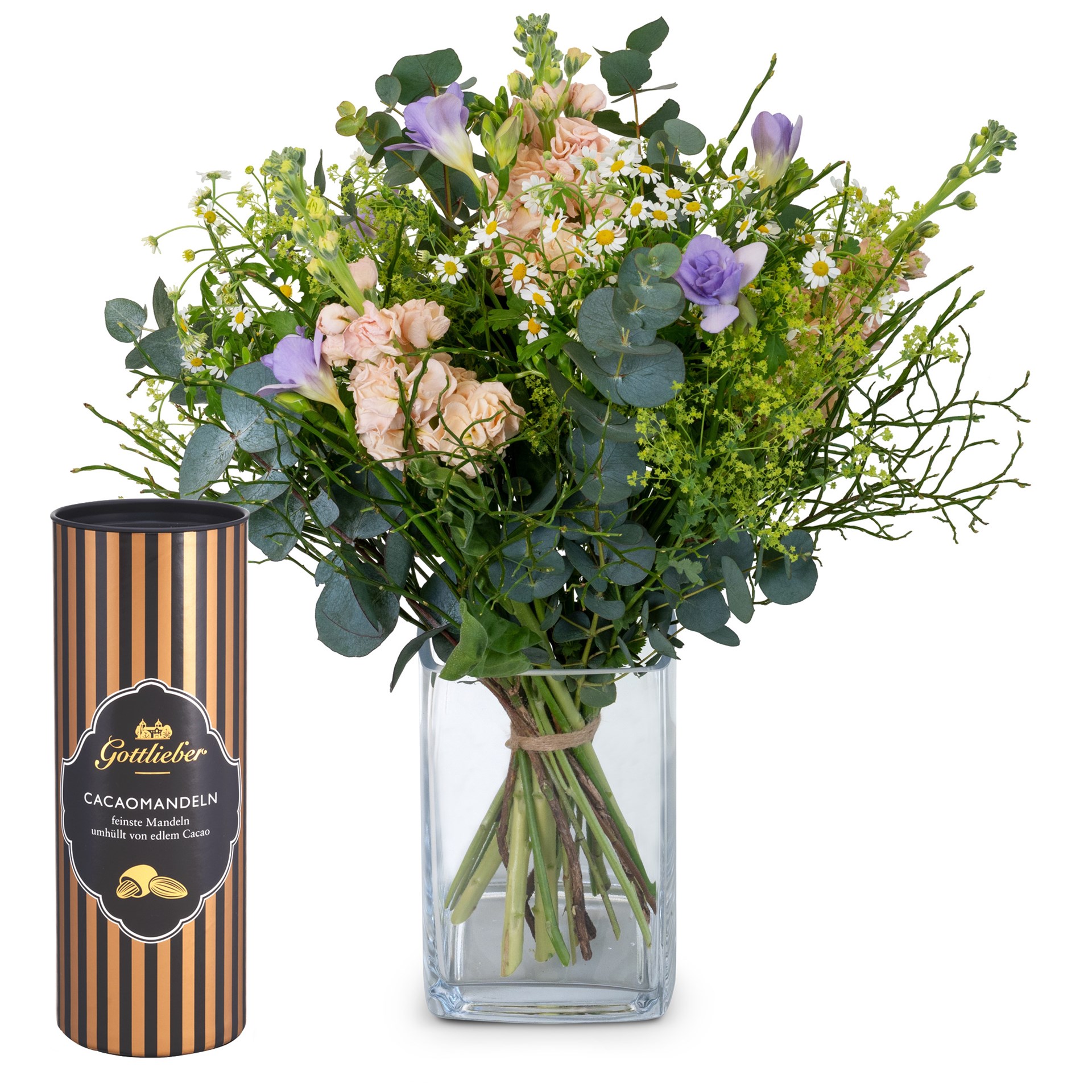 product image for Flower bouquet Meadow Dream with Gottlieber cocoa almonds