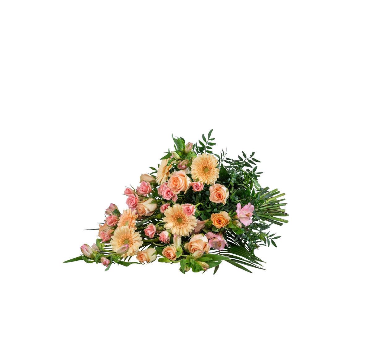 product image for Funeral Bouquet Pastels w ribbon 248028