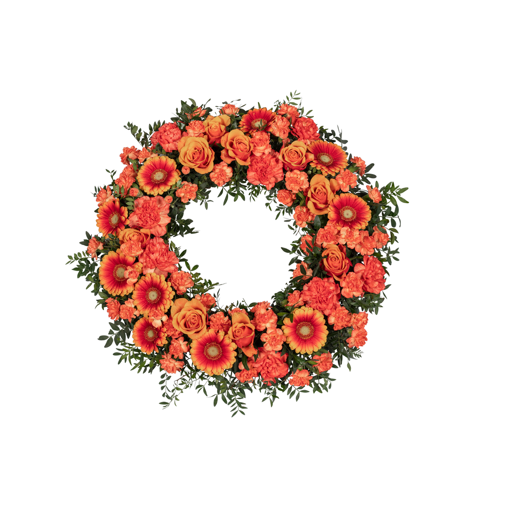 product image for Funeral Wreath Warm w ribbon 248046