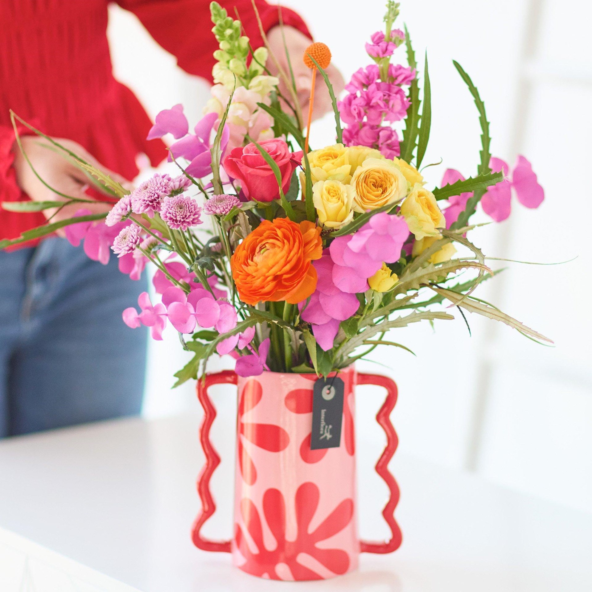 product image for Bright Mother's Day Flowers in a Vase
