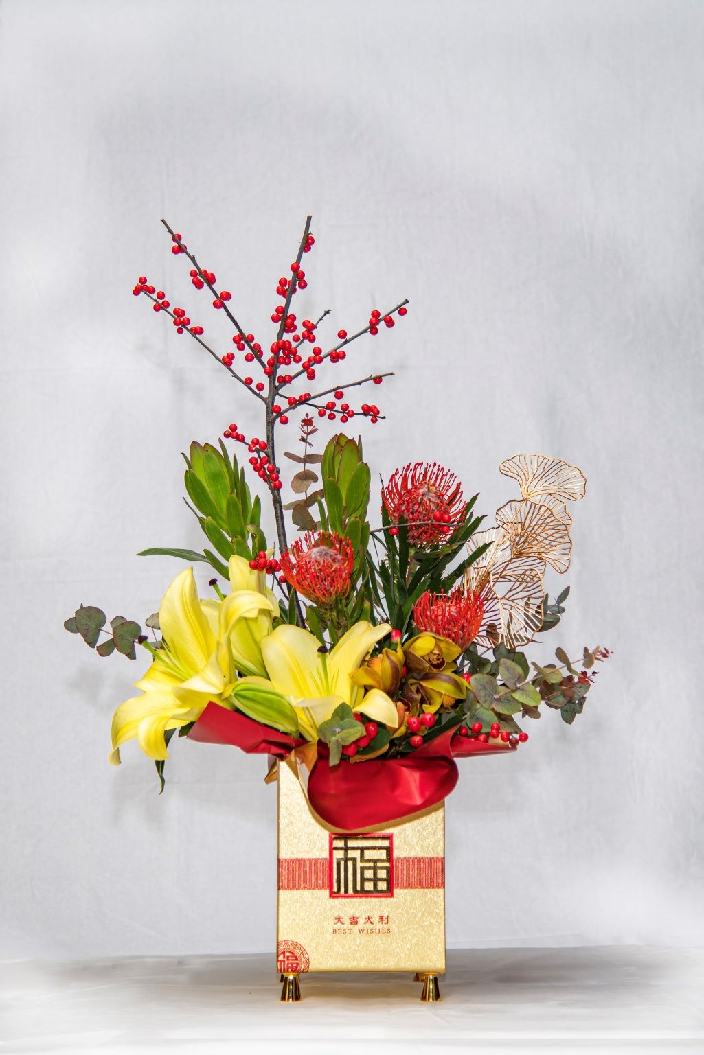 Lunar Elegance Festive Boxed Floral Chinese New Year Edition