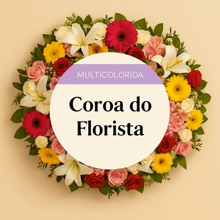 Multicolored Florist's Wreath