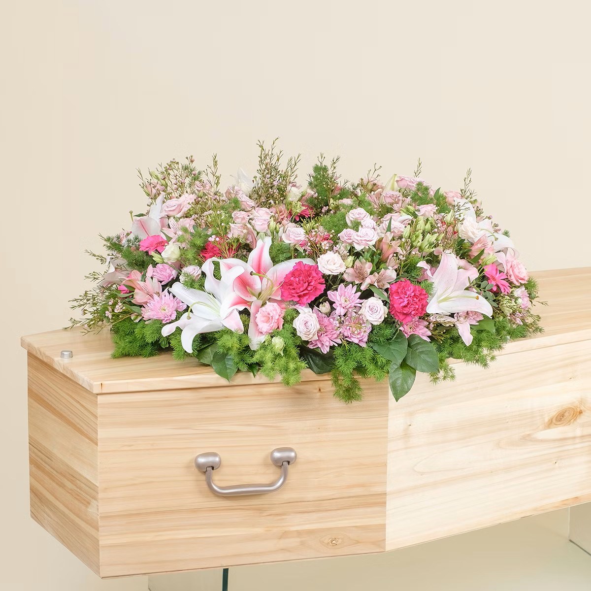 Pink Funeral Wreath