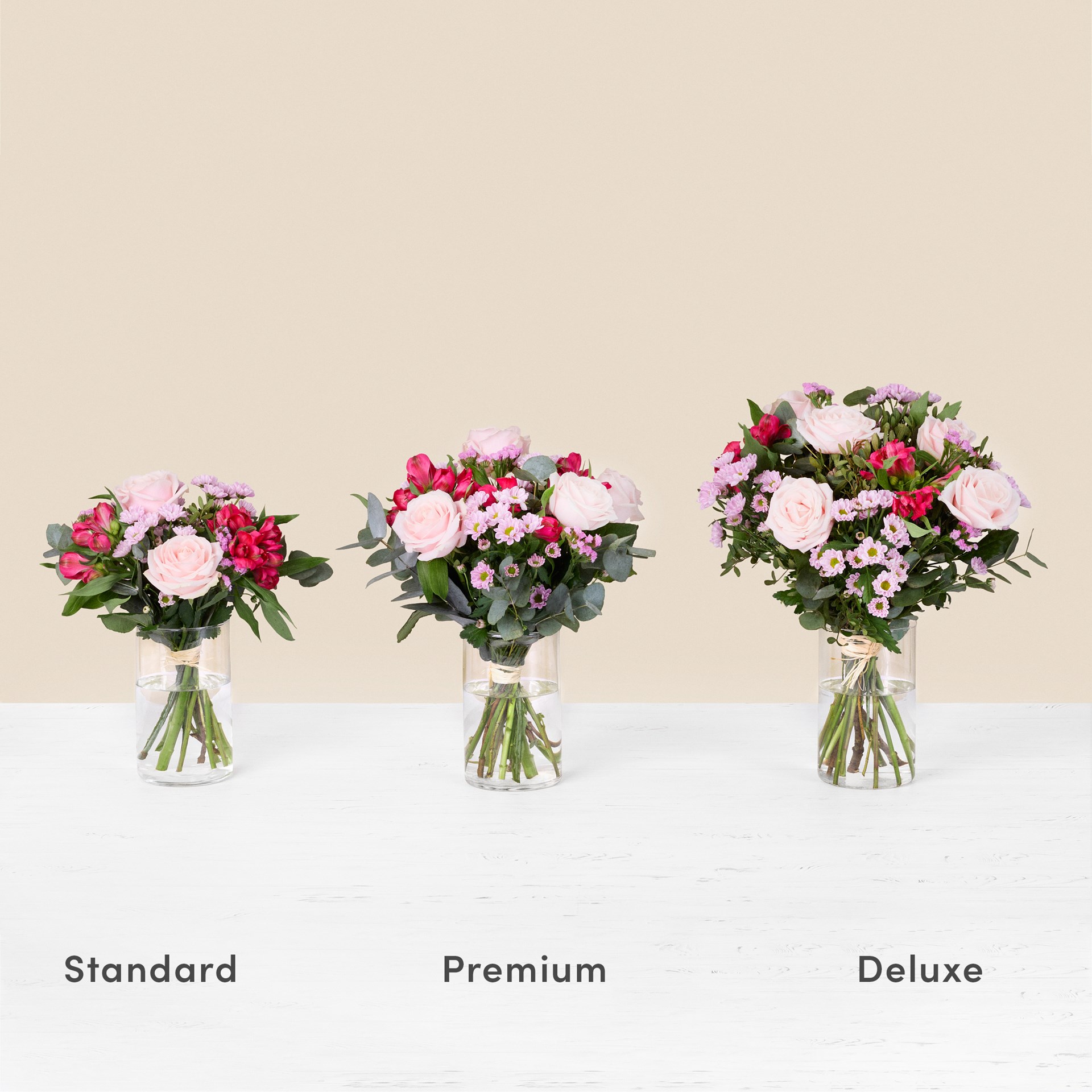 Notes of you -  Sweet bouquet in pink tones