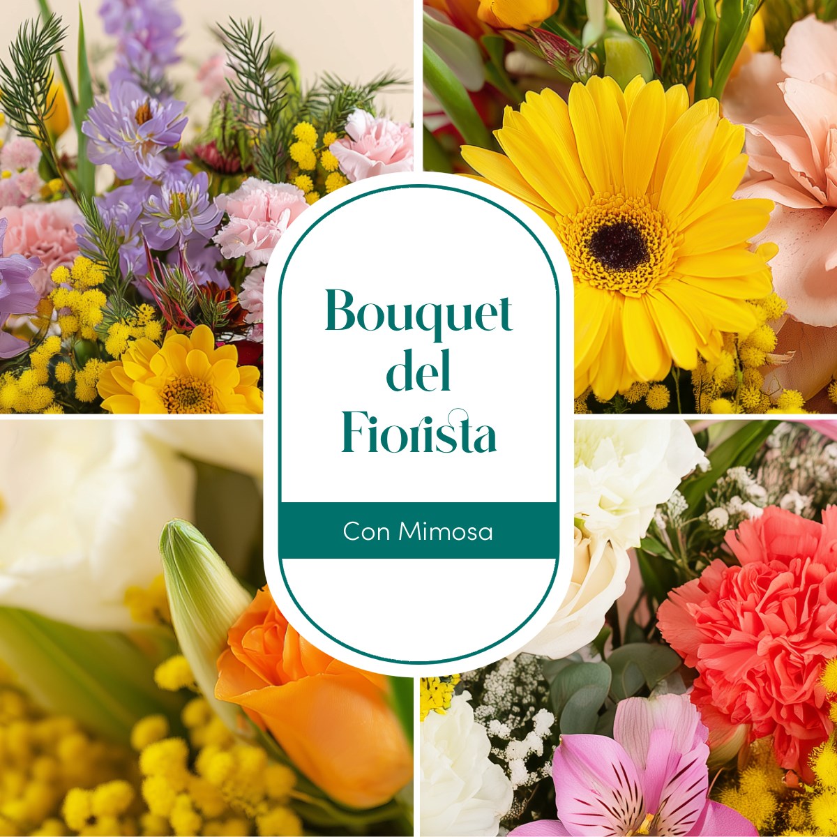 product image for Florist bouquet with mimosa