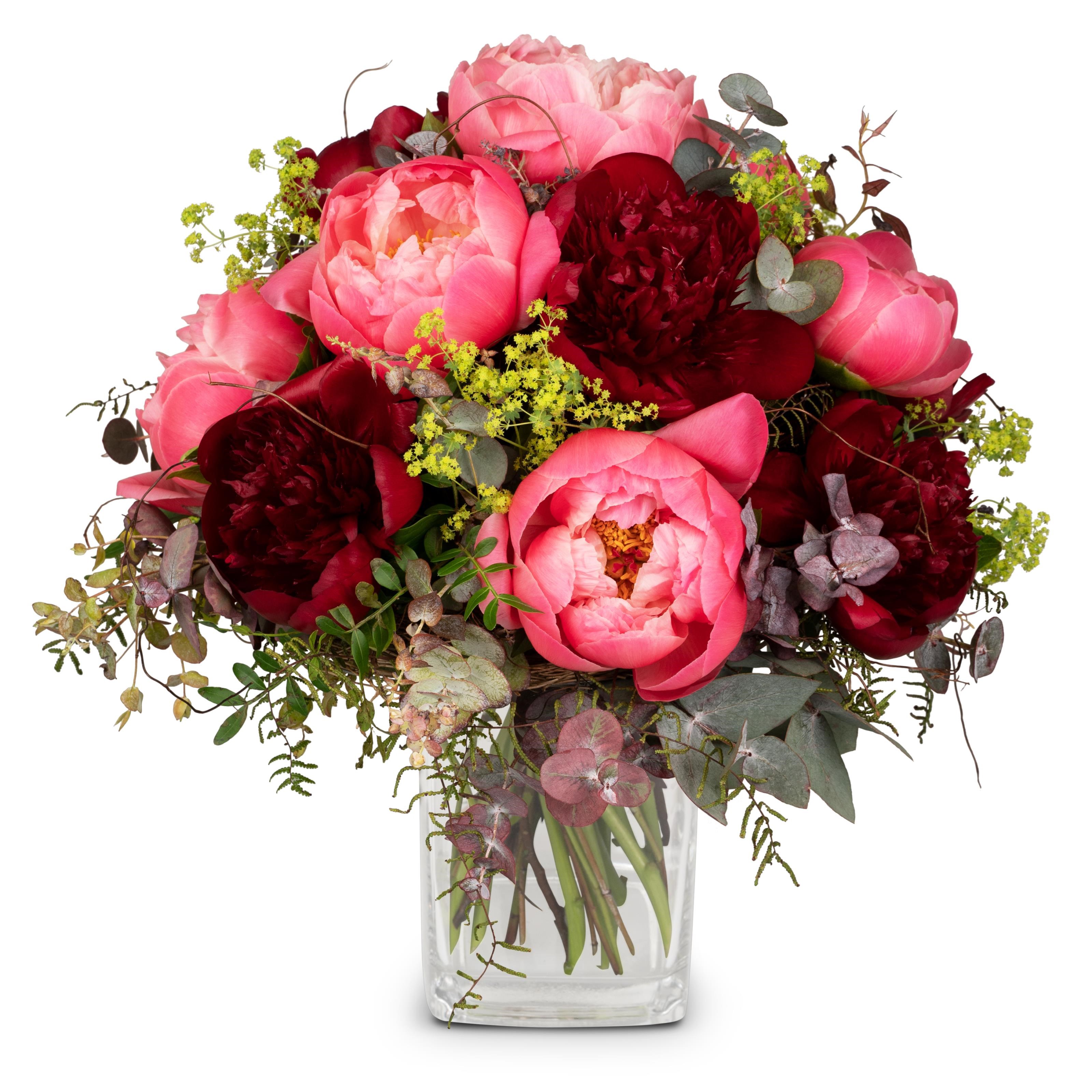 Flower bouquet Romantic Peonies