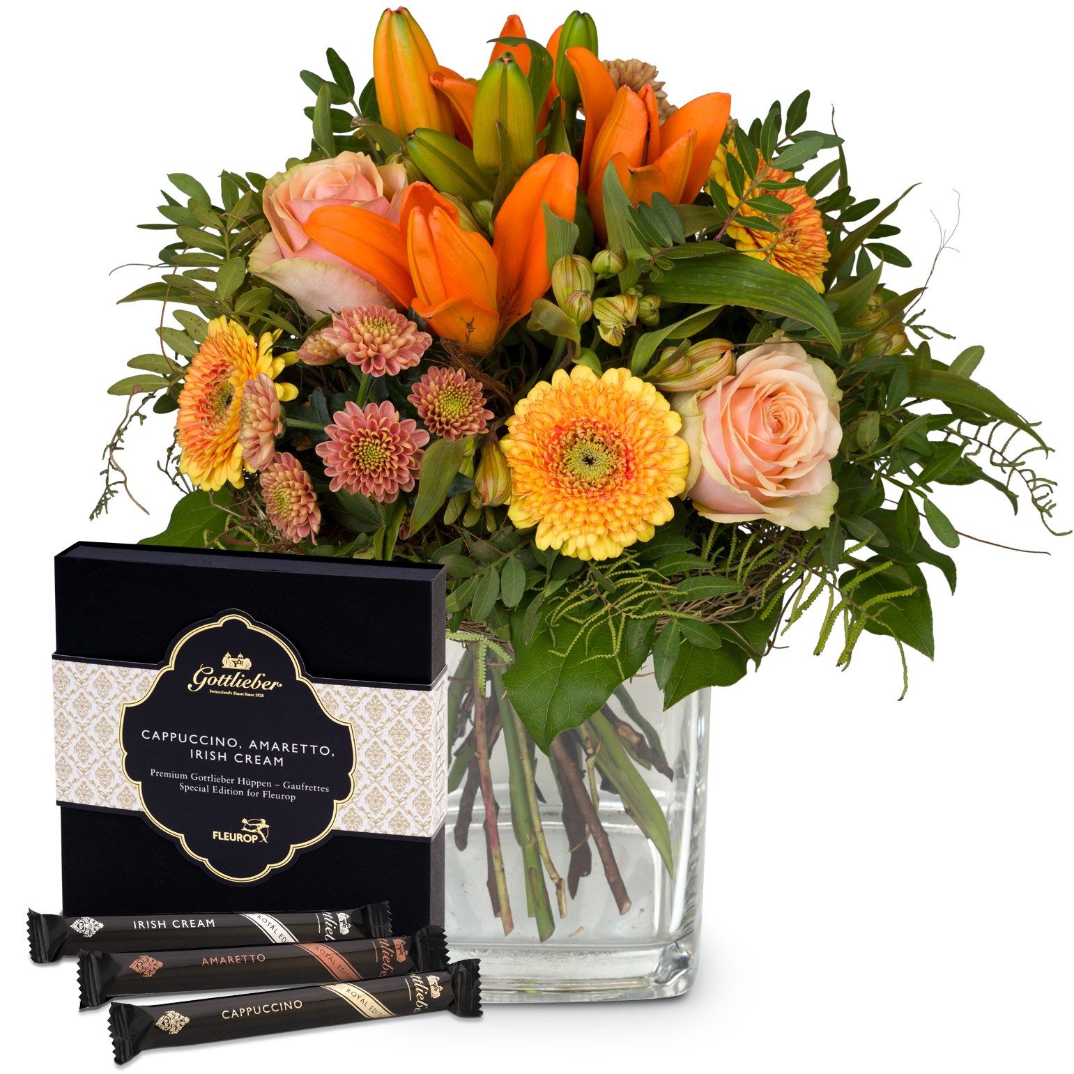 Flower bouquet 'Wonderful Day with Lily' and Gottlieber Huep