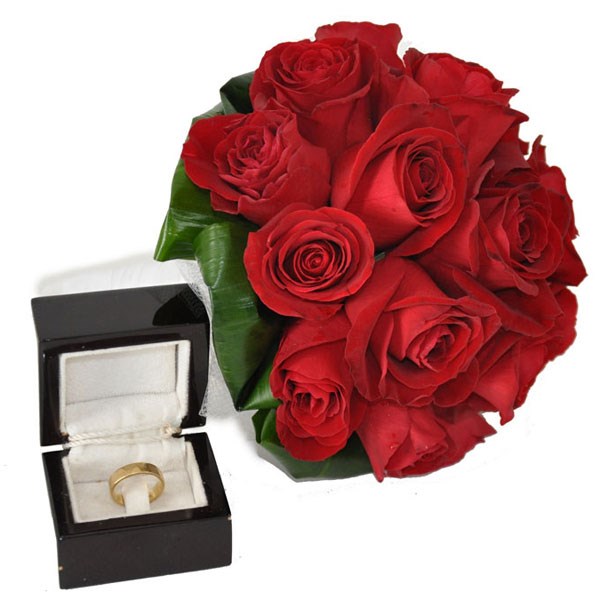 product image for Red Roses bridal bouquet
