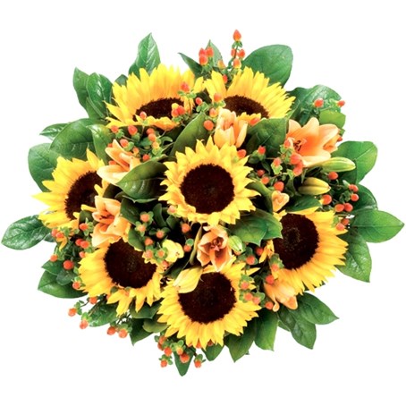 Sunflowers bouquet