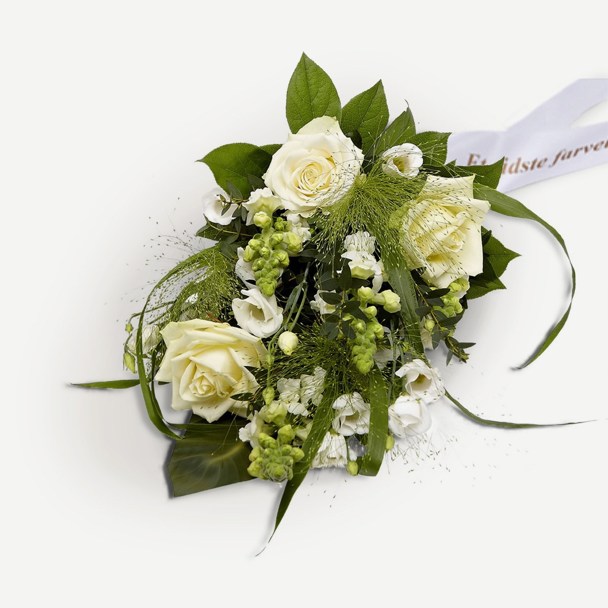 product image for Funeral spray, Florist's Choice with ribbon, DK565DK